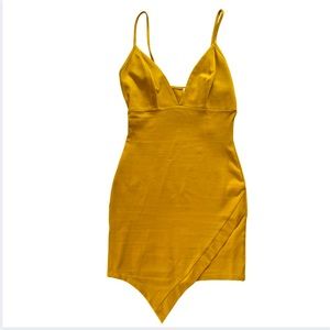 Yellow Mini Dress